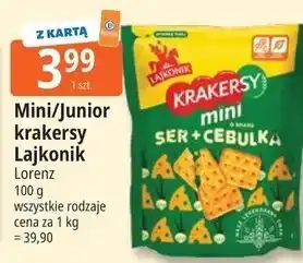 E.Leclerc Mini/Junior krakersy Lajkonik oferta
