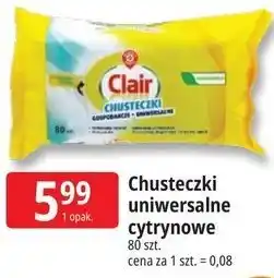 E.Leclerc Chusteczki uniwersalne cytrynowe oferta