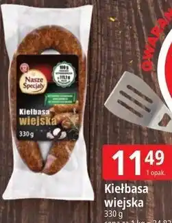 E.Leclerc Kiełbasa wiejska Nasze Specjały oferta