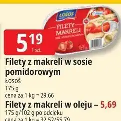 E.Leclerc Filety z makreli w sosie pomidorowym Łosoś oferta