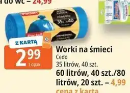 E.Leclerc Worki na śmieci Cedo 35 litrów, 40 szt oferta