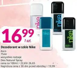 E.Leclerc Dezodorant w szkle Nike Asco oferta