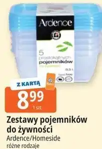 E.Leclerc Zestawy pojemników do żywności Ardence/Homeside różne rodzaje oferta