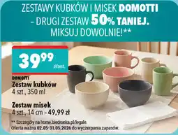 Biedronka DOMOTTI Zestaw kubków oferta