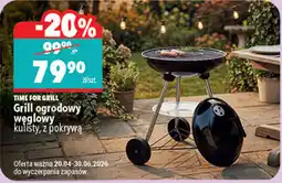 Biedronka Grill ogrodowy węglowy kulisty, z pokrywą oferta