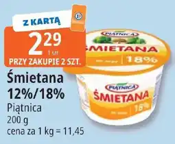 E.Leclerc Śmietana 12%/18% Piątnica oferta