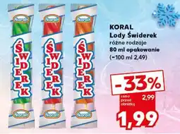 Kaufland KORAL Lody Świderek oferta