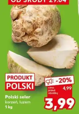 Kaufland Polski seler korzeń luzem 1 kg oferta