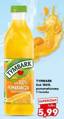 Kaufland TYMBARK Sok 100% pomarańczowy 1 l butelka oferta
