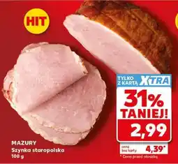 Kaufland MAZURY Szynka staropolska 100 g oferta