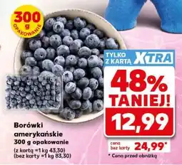 Kaufland Borówki amerykańskie 300 g opakowanie oferta