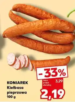 Kaufland KONIAREK Kiełbasa pieprzowa 100 g oferta
