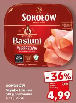 Kaufland SOKOŁÓW Szynka Basiuni 140 g opakowanie oferta
