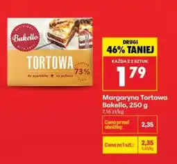 Biedronka Margaryna Tortowa/Bakello, 250 g oferta
