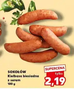 Kaufland Sokołów Kiełbasa biesiadna z serem oferta