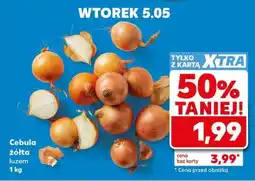 Kaufland Cebula żółta luzem 1 kg oferta