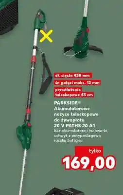 Kaufland PARKSIDE Akumulatorowe nożyce teleskopowe do żywopłotu 20 V PATHS 20 A1 oferta