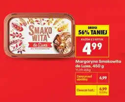 Biedronka Margaryna Smakowita de Luxe, 450 g oferta