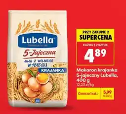 Biedronka Makaron krajanka 5-jajeczny Lubella, 400 g oferta