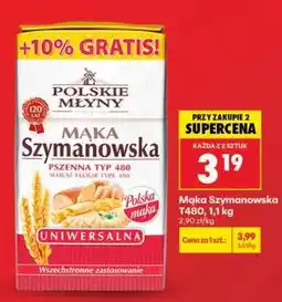 Biedronka Mąka Szymanowska T480, 1,1 kg oferta