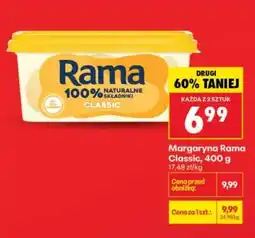 Biedronka Margaryna Rama Classic 400 g oferta
