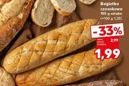 Kaufland Bagietka czosnkowa 155 g sztuka oferta