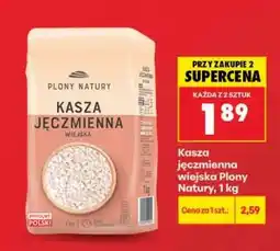 Biedronka Kasza jęczmienna wiejska Plony Natury, 1 kg oferta
