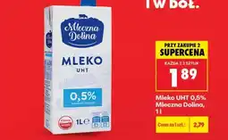 Biedronka Mleko UHT 0,5% Mleczna Dolina, 1l oferta