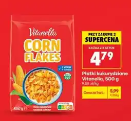 Biedronka Płatki kukurydziane Vitanella, 500 g oferta