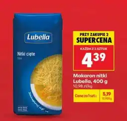 Biedronka Makaron nitki Lubella 400 g oferta