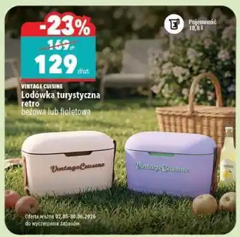 Lodówka turystyczna retro