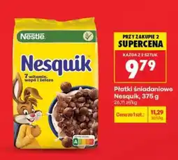 Biedronka Płatki śniadaniowe Nesquik, 375 g oferta