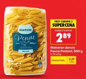 Biedronka Makaron durum Penne Pastani, 500 g oferta