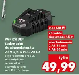 Kaufland PARKSIDE Ładowarka do akumulatorów 20 V 4,5 A PLG 20 C3 oferta