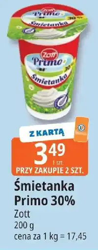 E.Leclerc Śmietanka Primo 30% Zott oferta