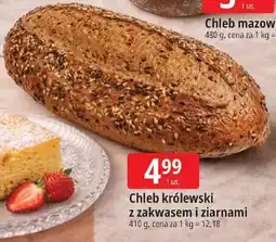 E.Leclerc Chleb królewski z zakwasem i ziarnami oferta