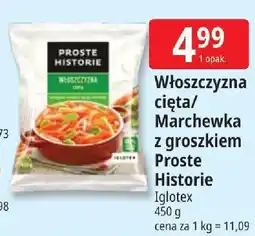 E.Leclerc Włoszczyzna cięta/Marchewka z groszkiem Proste Historie Iglotex oferta