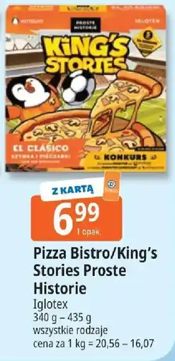 E.Leclerc Pizza Bistro/King's Stories Proste Historie Iglotex oferta