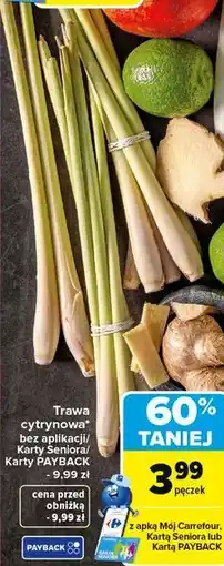 Carrefour Trawa cytrynowa oferta