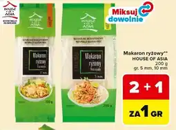 Carrefour Makaron ryżowy** HOUSE OF ASIA 200 g gr. 5 mm, 10 mm oferta