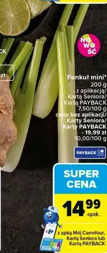 Carrefour Fenkuł mini oferta