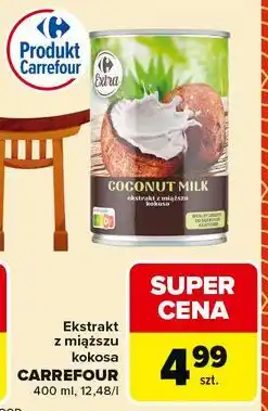 Carrefour Ekstrakt z miąższu kokosa CARREFOUR oferta