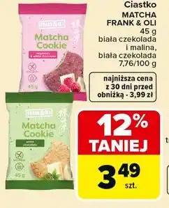 Carrefour Ciastko MATCHA FRANK & OLI oferta