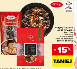 Carrefour Grzyby suszone HOUSE OF ASIA, TAO TAO oferta