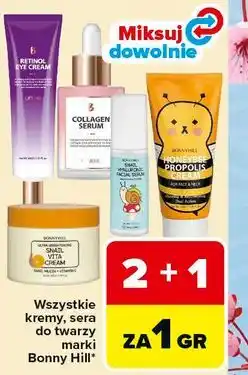 Carrefour Wszystkie kremy, sera do twarzy marki Bonny Hill oferta