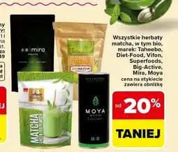 Carrefour Wszystkie herbaty matcha, w tym bio oferta