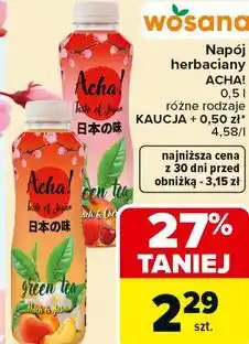Carrefour Napój herbaciany acha oferta