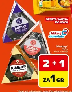 Carrefour Kimbap 120 g różne rodzaje oferta
