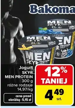 Carrefour Jogurt SKYR MEN PROTEIN oferta