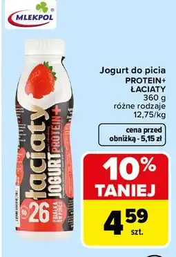 Carrefour Jogurt do picia PROTEIN+ ŁACIATY oferta
